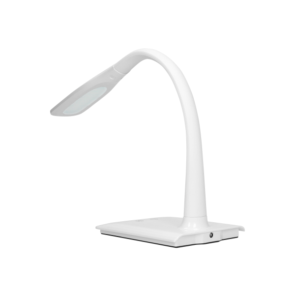ERIE LED DIM 7W desk lamp with dimmer and color temperature adjustment 3000K-4000K-6000K, 400lm, white ERIE LED DIM 7W desk lamp with dimmer and color temperature adjustment 3000K-4000K-6000K, 400lm, white